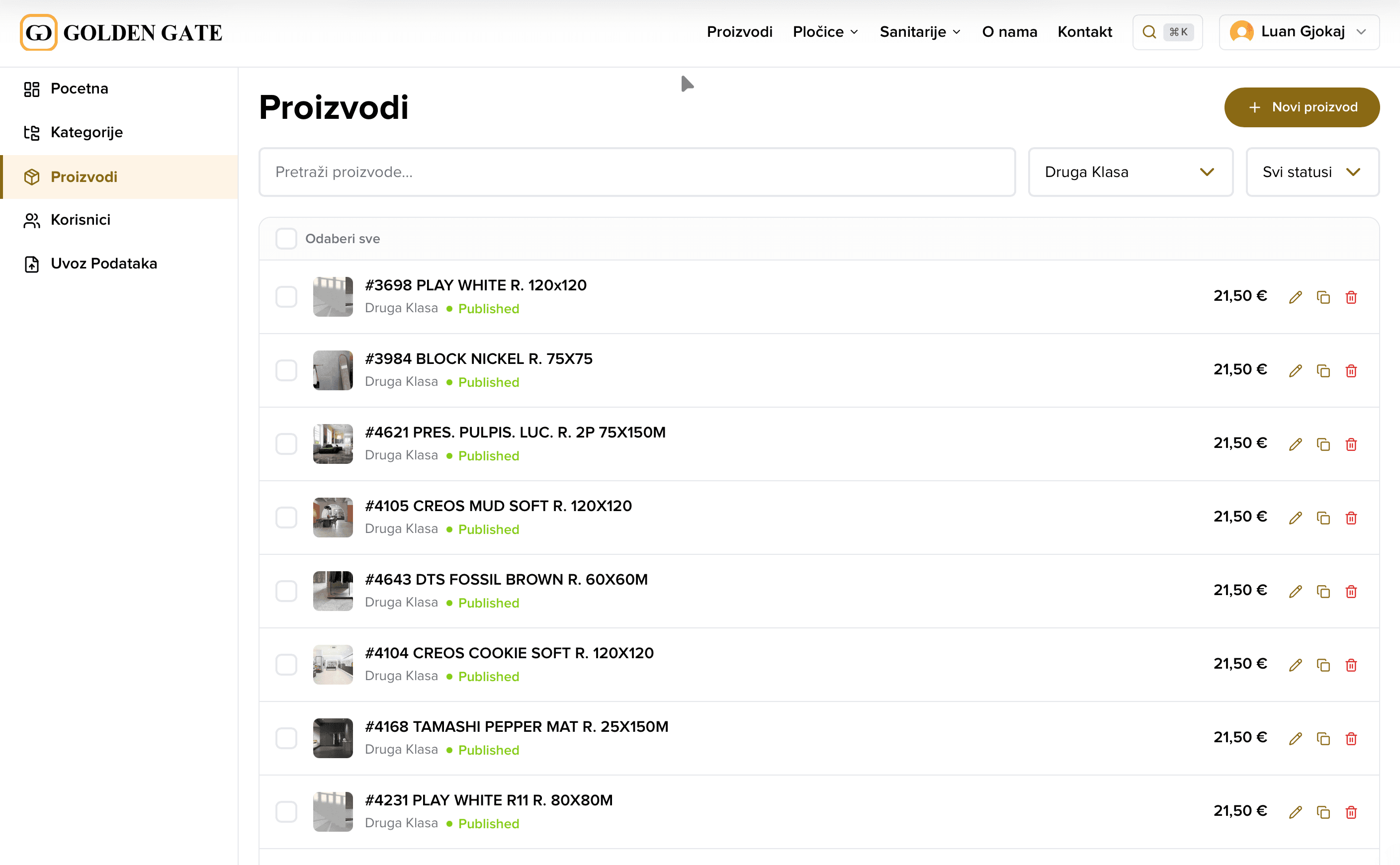 Golden Gate admin panel by Riangle
